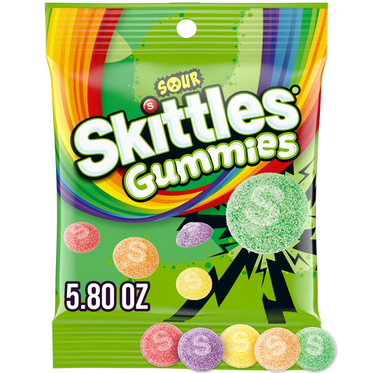 Skittles Caramelos de Goma Agria - Bolsa de 5.8 oz