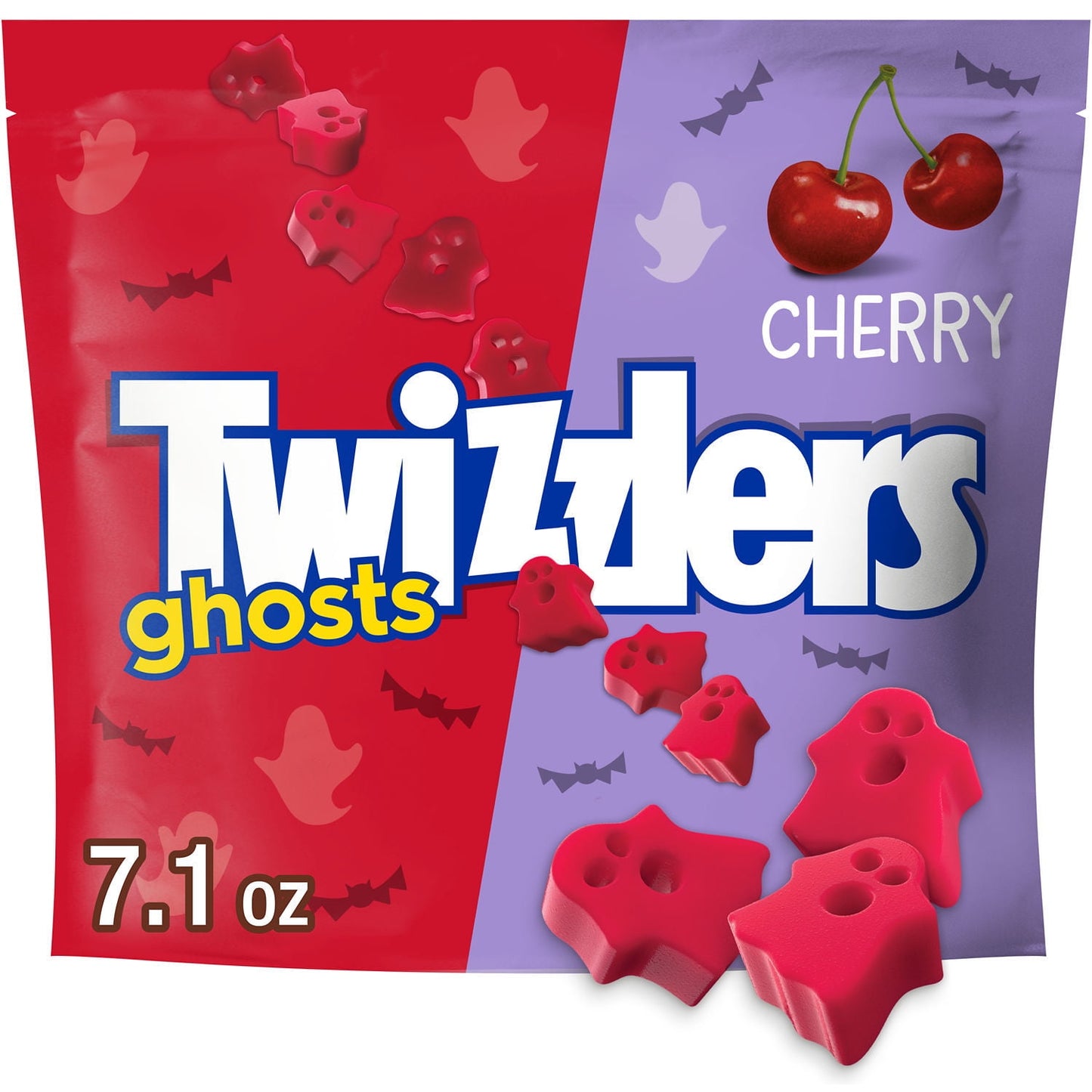 Twizzlers Caramelos de Halloween con Sabor a Cereza, Ghosts, Bolsa de 7.1 oz