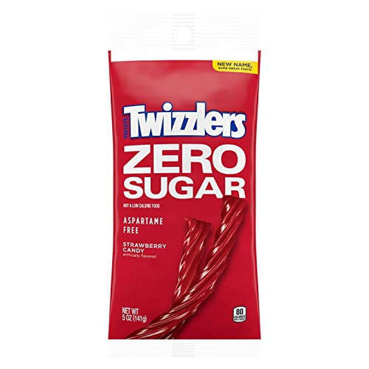 TWIZZLERS Giros de Fresa sin Azúcar (Bolsa de 5 Onzas)