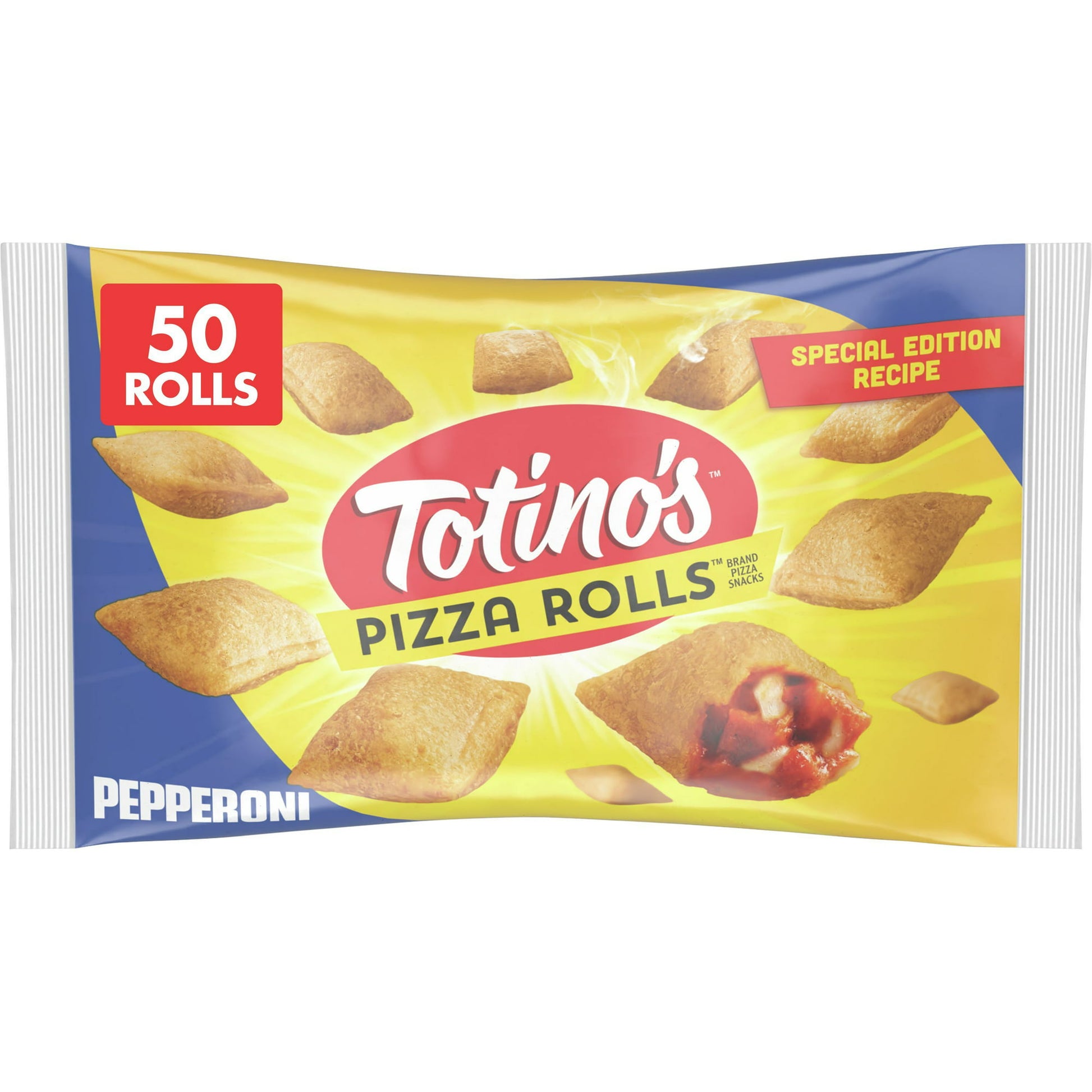 Totino's Pizza Rolls, Pepperoni Flavored, Frozen Snacks, 24.8 oz, 50 ct - LOOP MX