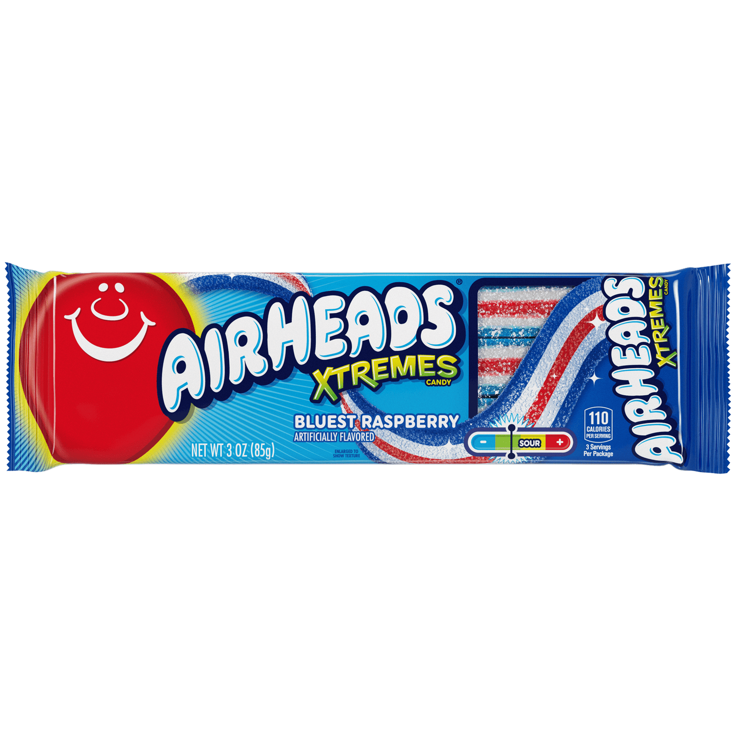 Airhead Xtremes Bluest Raspberry Belts 3oz - LOOP MX