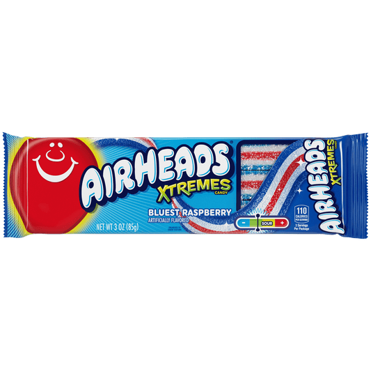 Airhead Xtremes Bluest Raspberry Belts 3oz - LOOP MX