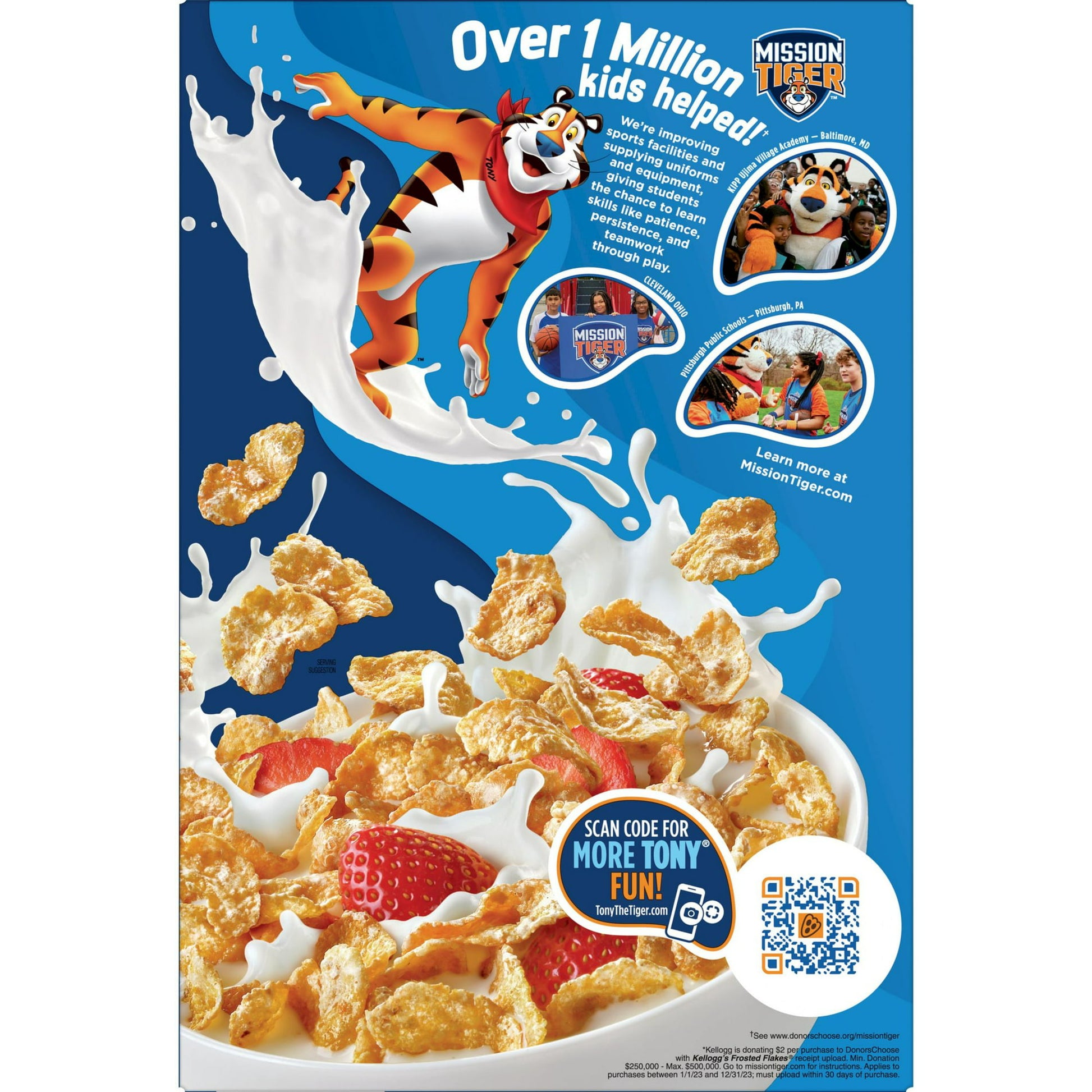 Kellogg's Frosted Flakes Original Cold Breakfast Cereal, 13.5 oz - LOOP MX