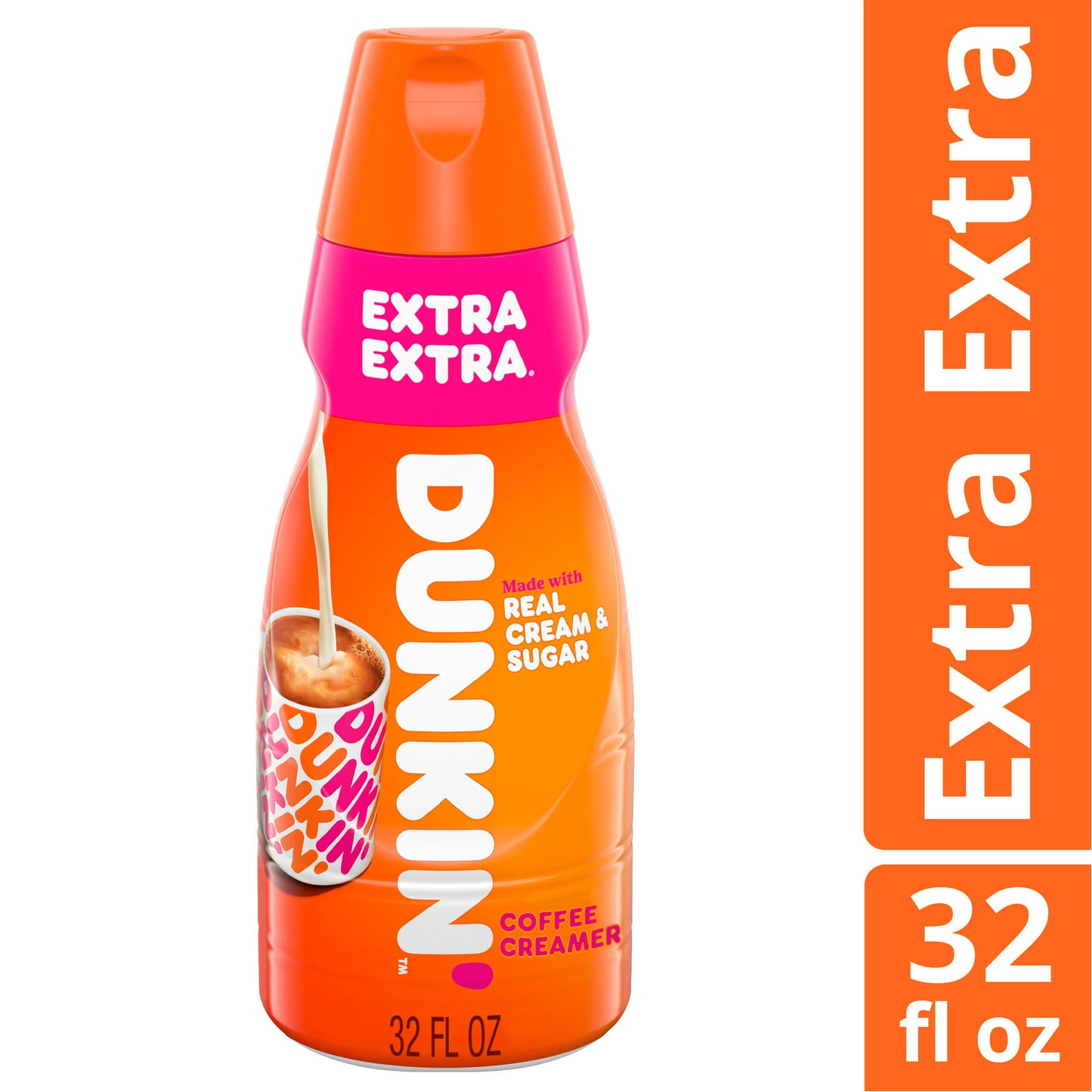 Dunkin’ Extra Extra Coffee Creamer, 32 fl oz - LOOP MX