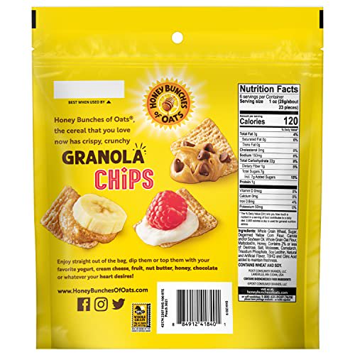 Honey Bunches of oats honey roasted granola chips, 6oz. Bag - LOOP MX