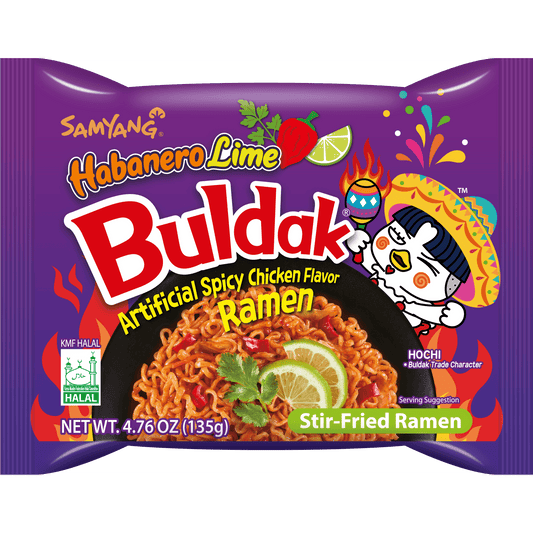 SAMYANG RAMEN de Lima y HABANERO BULDAK