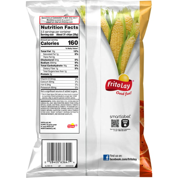 Fritos Flavored Corn Chips BarBQ, 3.5 oz - LOOP MX