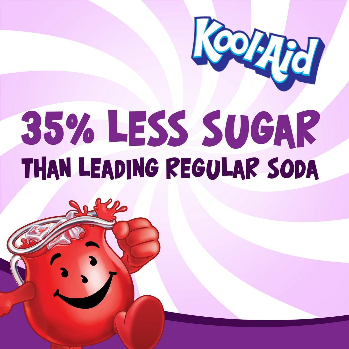 Kool-Aid Sugar-Sweetened Grape Artificially Flavored Powdered Soft Drink Mix, 19 oz - LOOP MX