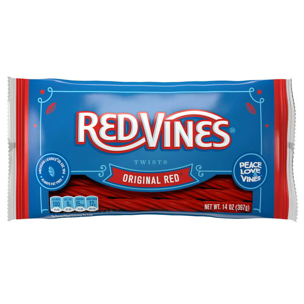 Red Vines Twists Original Red Licorice Candy, 14oz Bag - LOOP MX