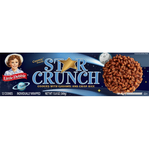 Little Debbie Star Crunch Cosmic Snacks - 12 CT - LOOP MX