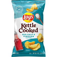 Lays kettle cooked sea salt and vinegar