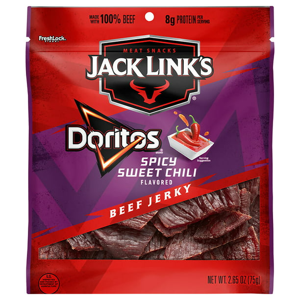 Jack Link’s® Doritos® Spicy Sweet Chili Flavored Beef Jerky, 2.65 oz - LOOP MX