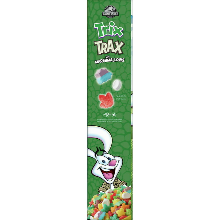 General Mills Trix Trax, Fruit Flavored Corn Puffs Cereal, 15.3 oz Family Size - LOOP MX