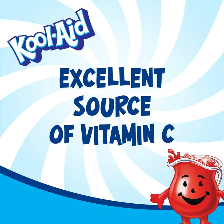 Kool-Aid Jammers Tropical Punch Zero Sugar Kids Drink Juice Box Pouches, 10 ct Box, 6 fl oz Pouches - LOOP MX