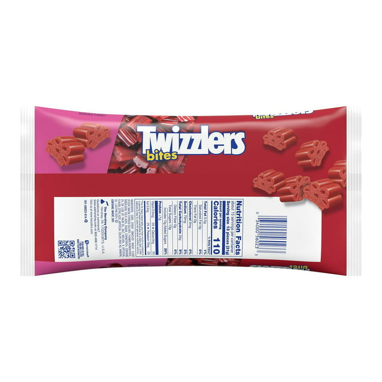 TWIZZLERS, Bites Cherry Flavored Chewy Candy, Low - LOOP MX