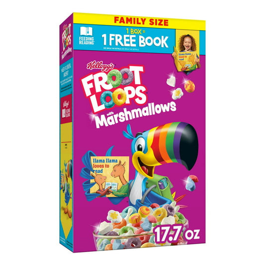 Kellogg's Froot Loops Original with Marshmallows Cold Breakfast Cereal, 17.7 oz - LOOP MX