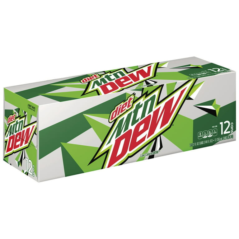 Diet Mountain Dew Citrus Soda Pop, 12 oz - LOOP MX