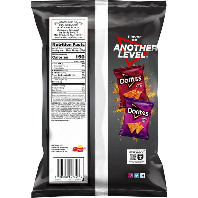 Doritos Sweet & Tangy BBQ, 9.25 oz Bag - LOOP MX