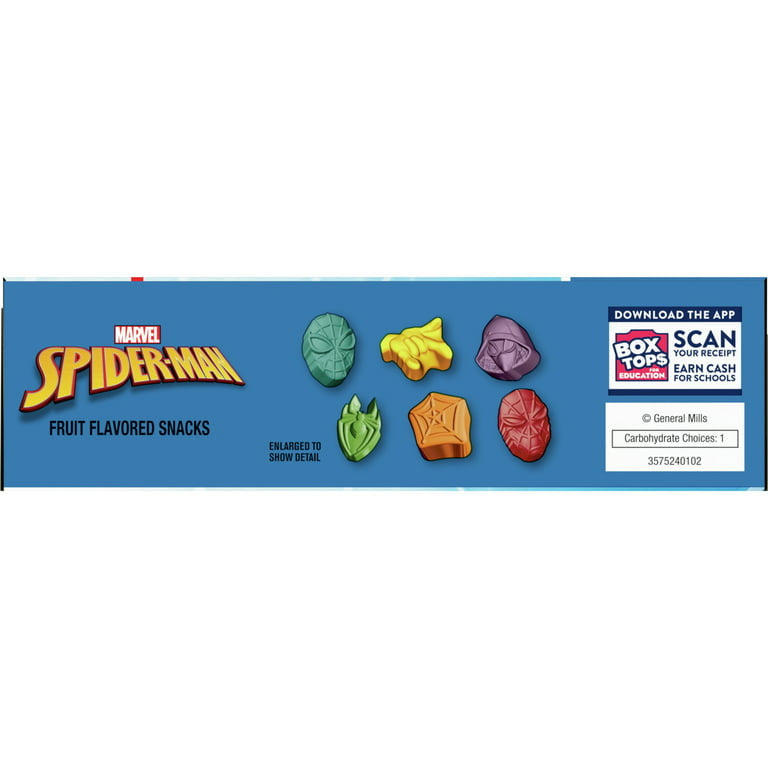 Spiderman Fruit Flavored Snacks, Treat Pouches, Gluten - LOOP MX