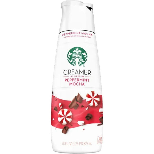 Starbucks creamer peppermint mocha 28 oz