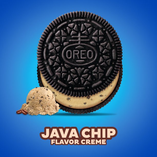 OREO Java Chip Flavored Creme Chocolate Sandwich Cookies, Family Size, 17 oz - LOOP MX