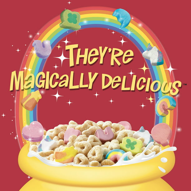 Lucky Charms Gluten Free Cereal with Marshmallows, Family Size, 18.6 OZ - LOOP MX