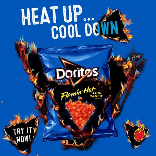 Doritos Flamin' Hot Cool Ranch 9.25 oz - LOOP MX