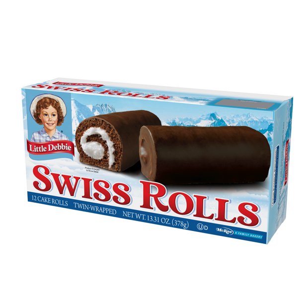 Little Debbie Swiss Rolls 12 Rolls 13.31 oz - LOOP MX