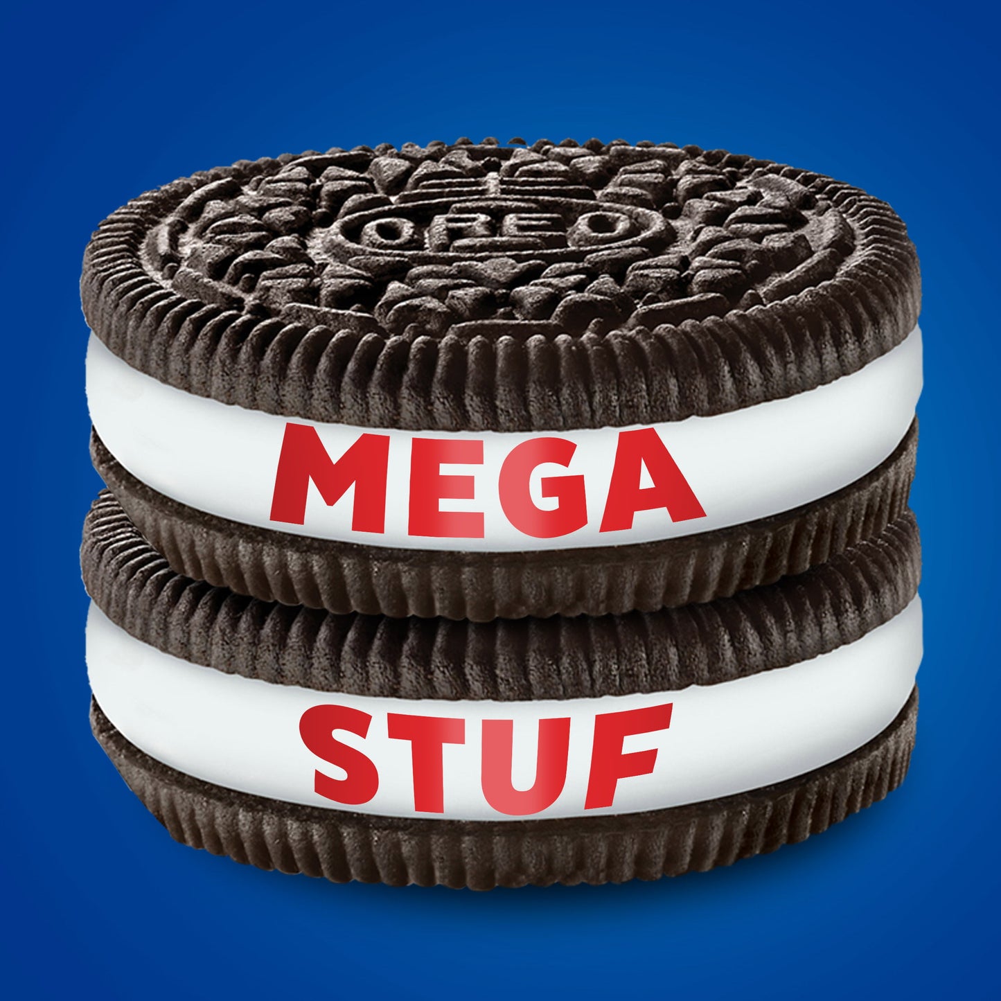 OREO Mega Stuf Chocolate Sandwich Cookies, Family Size, 17.6 oz - LOOP MX