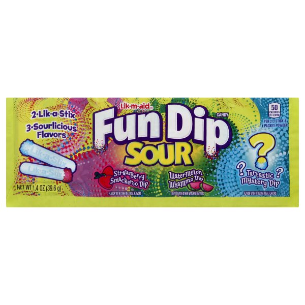 Lik m aid Sour Fun Dip 1.4oz. Packet - LOOP MX