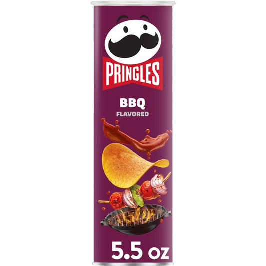 Pringles BBQ Potato Crisps Chips 5.5 oz - LOOP MX