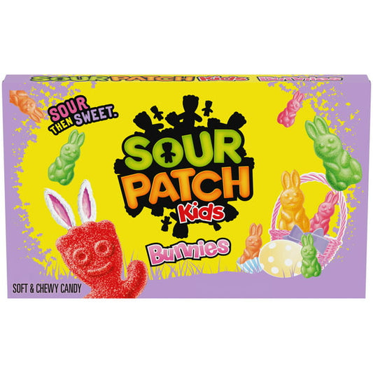 SOUR PATCH KIDS Bunnies Soft and Chewy Easter Candy, 3.1 oz - LOOP MX