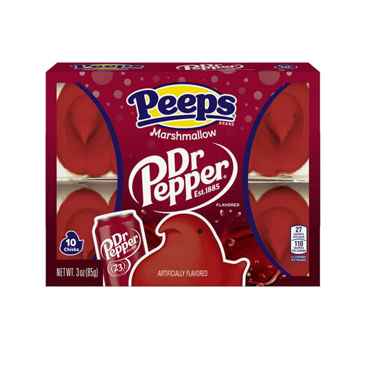 Peeps® 10CT Chicks Dr. Pepper® Flavored Easter Candy 3oz - LOOP MX