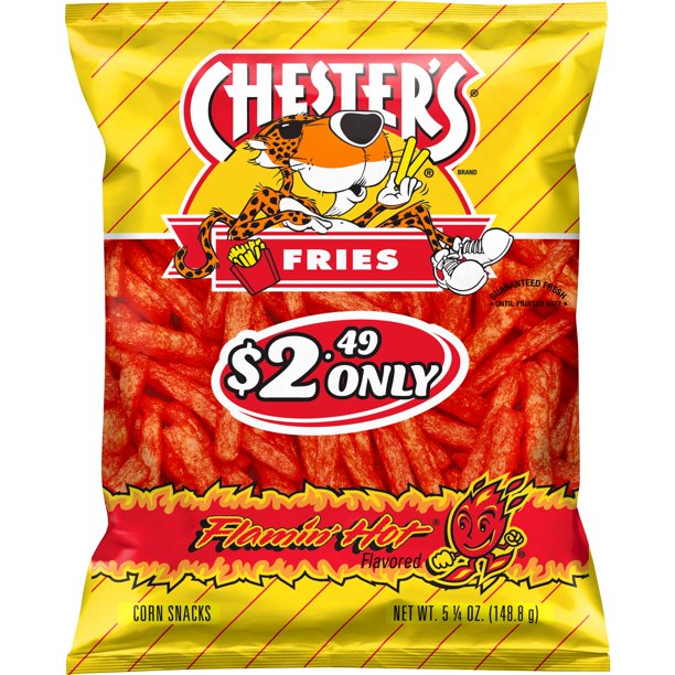 Chester's Fries Corn Flamin' Hot 5.25 oz - LOOP MX