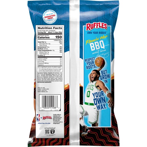 Ruffles BBQ Flamin' Hot 8 oz - LOOP MX