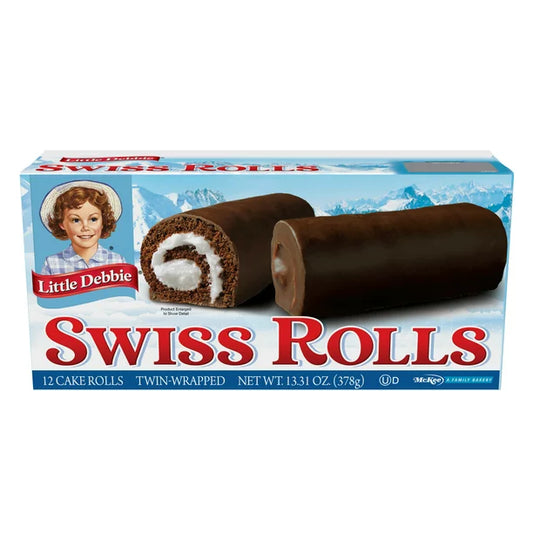 Little Debbie Swiss Rolls 12 Rolls 13.31 oz - LOOP MX