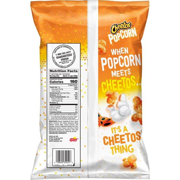 Cheetos Popcorn Cheddar Flavored 7 oz - LOOP MX