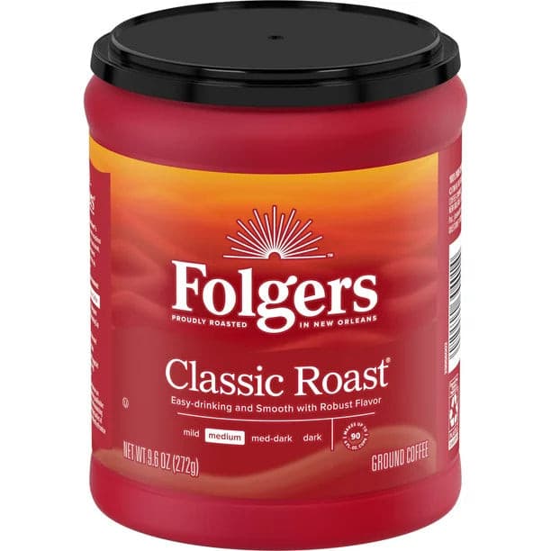 Folgers Classic Roast Ground Medium 9.6 oz - LOOP MX