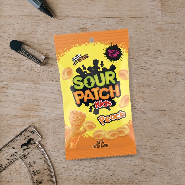 SOUR PATCH KIDS Peach Soft and Chewy Candy, 8.07 oz - LOOP MX