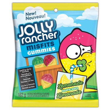 Jolly Rancher Misfits Lemonade Stand Gummies 6.4 oz - LOOP MX