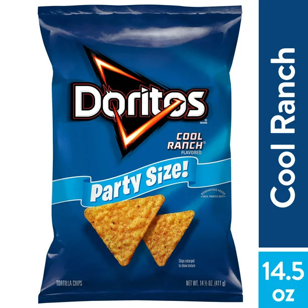 Doritos Cool Ranch Tortilla Chips Party Size 14.5 oz - LOOP MX