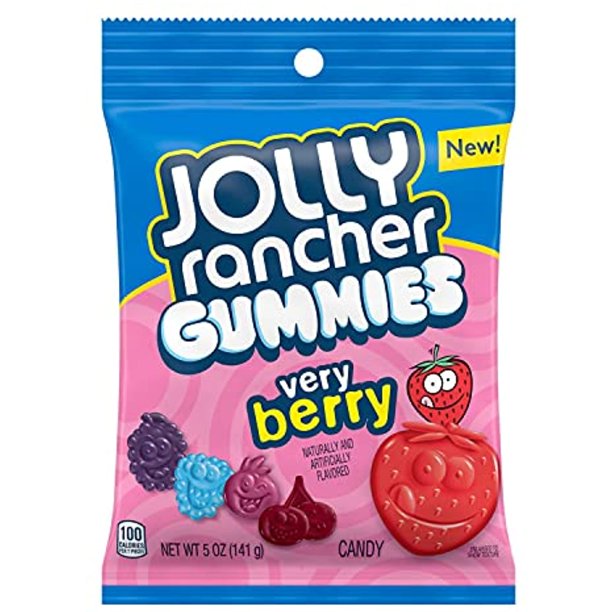 Jolly Rancher Gummies Very Berry Assorted Fruit 3.7 oz - LOOP MX