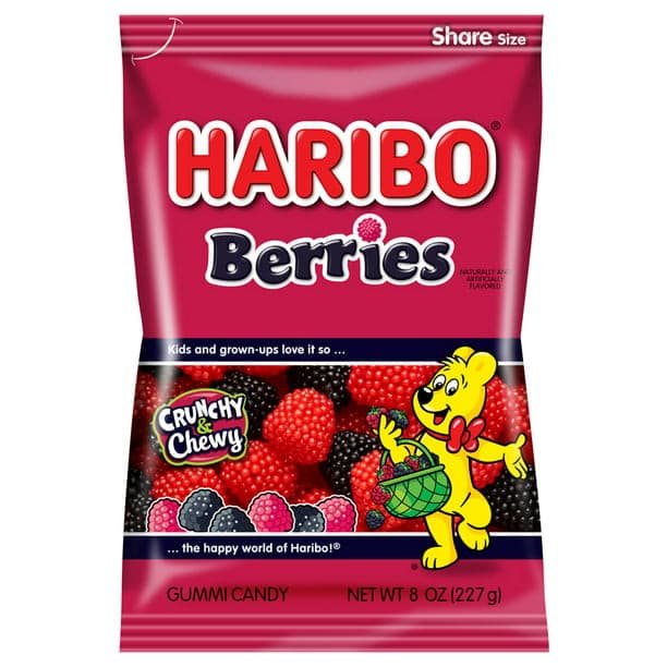 Haribo Berries Gummi Candies, 8 Oz. - LOOP MX