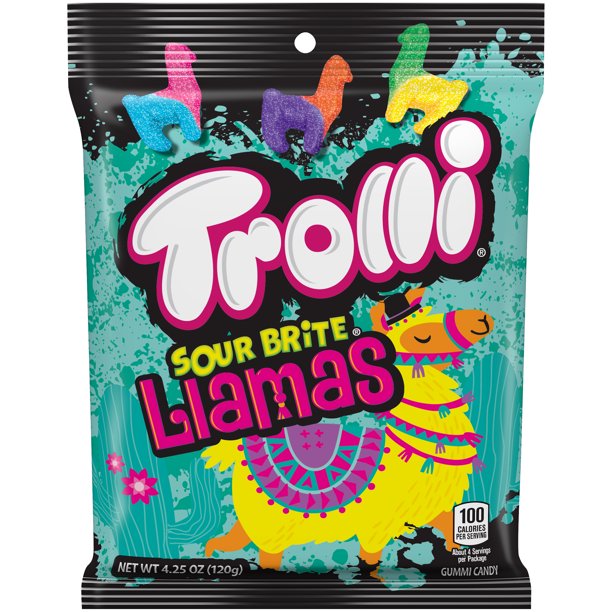 Trolli Sour Brite Tropical Llamas 4.25 oz - LOOP MX