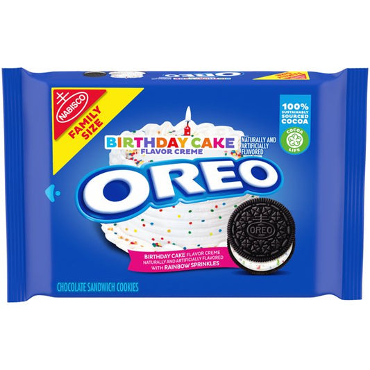 Oreo Birthday Cake Family Size 17 oz - LOOP MX