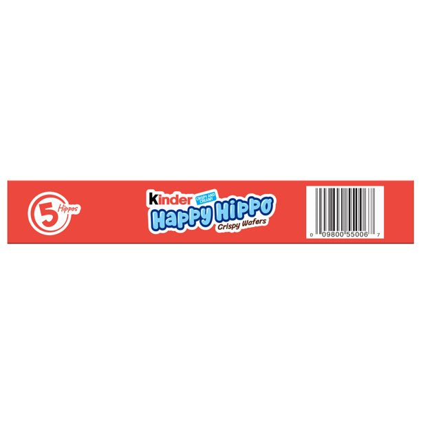 Kinder Happy Hippo Crispy Wafers with Milk & Cocoa Filling 3.6 oz - LOOP MX