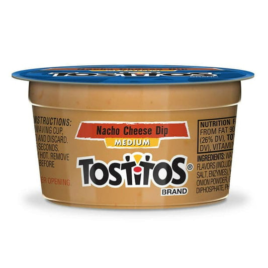 Tostitos Nacho Cheese Dip Medium, 3.625 Oz - LOOP MX