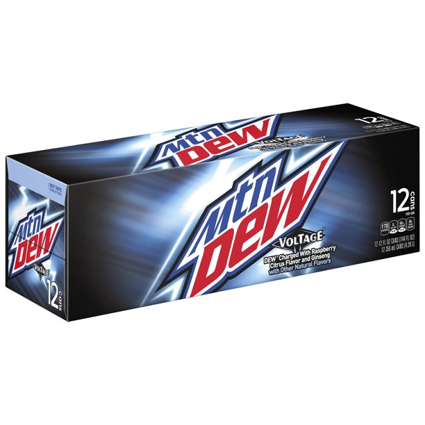 Mountain Dew Voltage Berry & Citrus Soda Pop, 12 Fl Oz - LOOP MX