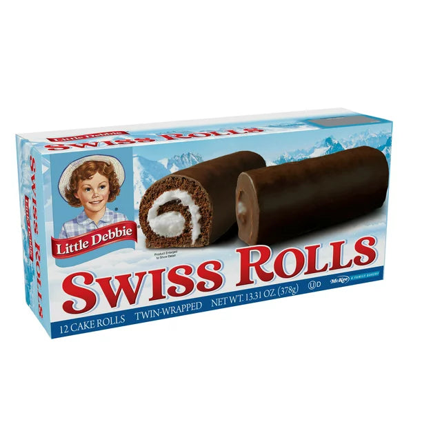 Little Debbie Swiss Rolls 12 Rolls 13.31 oz - LOOP MX