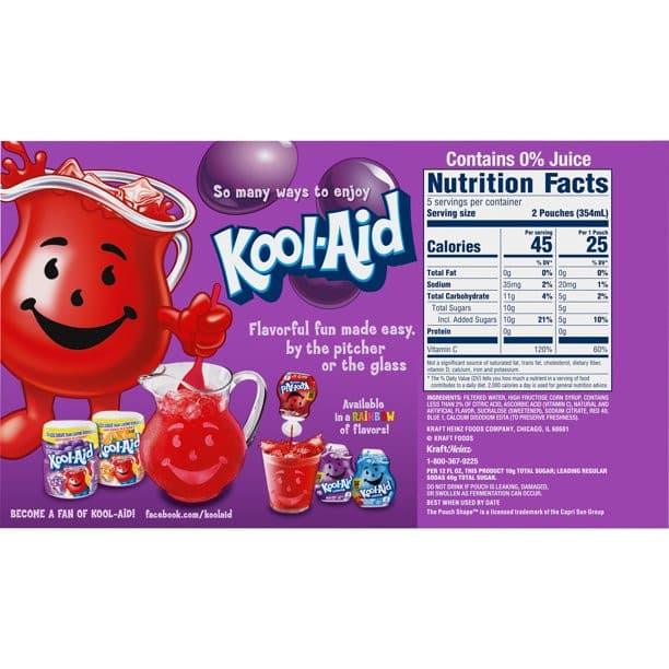 Kool Aid Jammers Grape 1.77 L (10pcs).